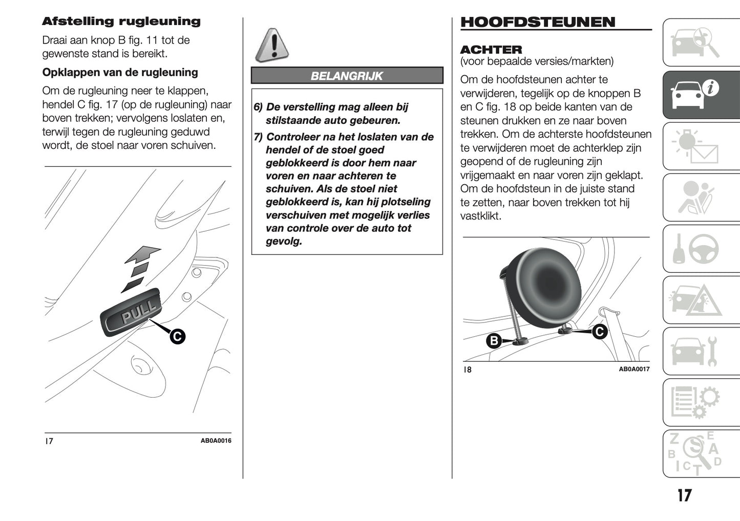 2014 Abarth 500 Gebruikershandleiding | Nederlands