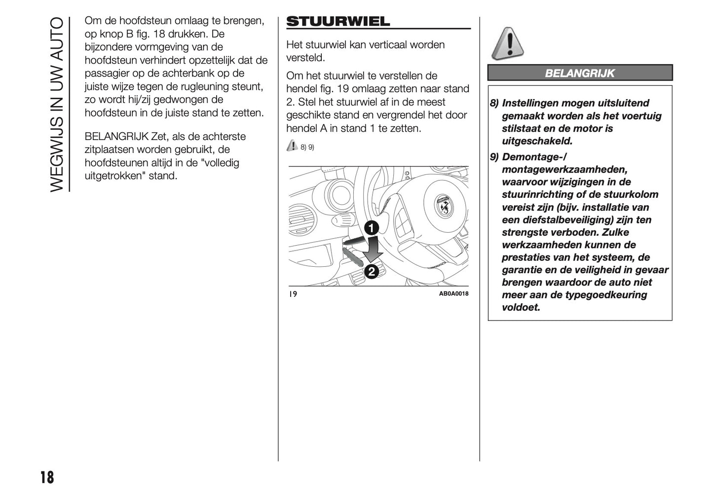 2014 Abarth 500 Gebruikershandleiding | Nederlands