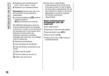 2014 Abarth 500 Gebruikershandleiding | Nederlands