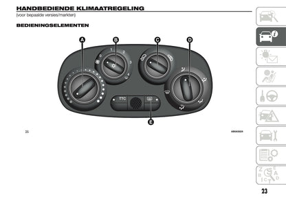 2014 Abarth 500 Gebruikershandleiding | Nederlands