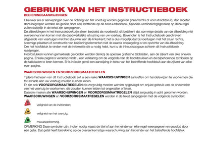 2016-2017 Abarth 500/595 Owner's Manual | Dutch