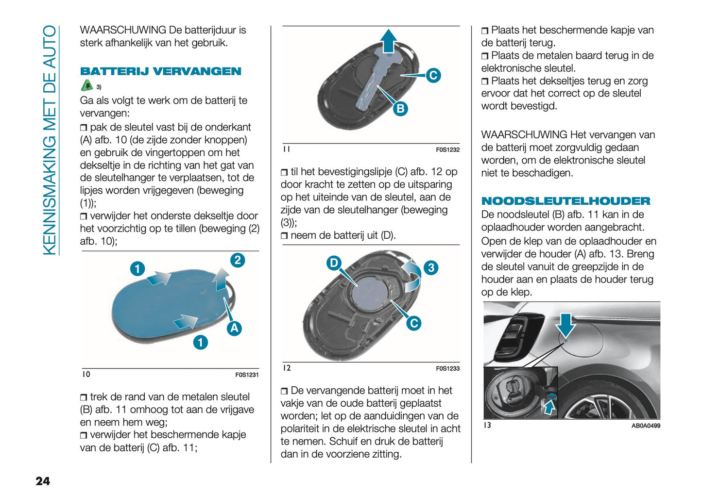 2024-2025 Abarth 500e Gebruikershandleiding | Nederlands