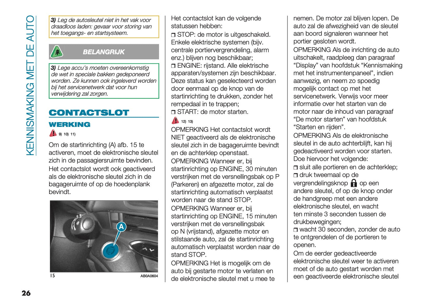 2024-2025 Abarth 500e Gebruikershandleiding | Nederlands