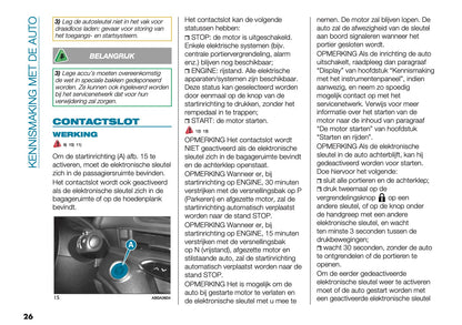 2024-2025 Abarth 500e Gebruikershandleiding | Nederlands