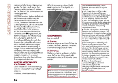 2023 Alfa Romeo Giulia Bedienungsanleitung | Deutsch