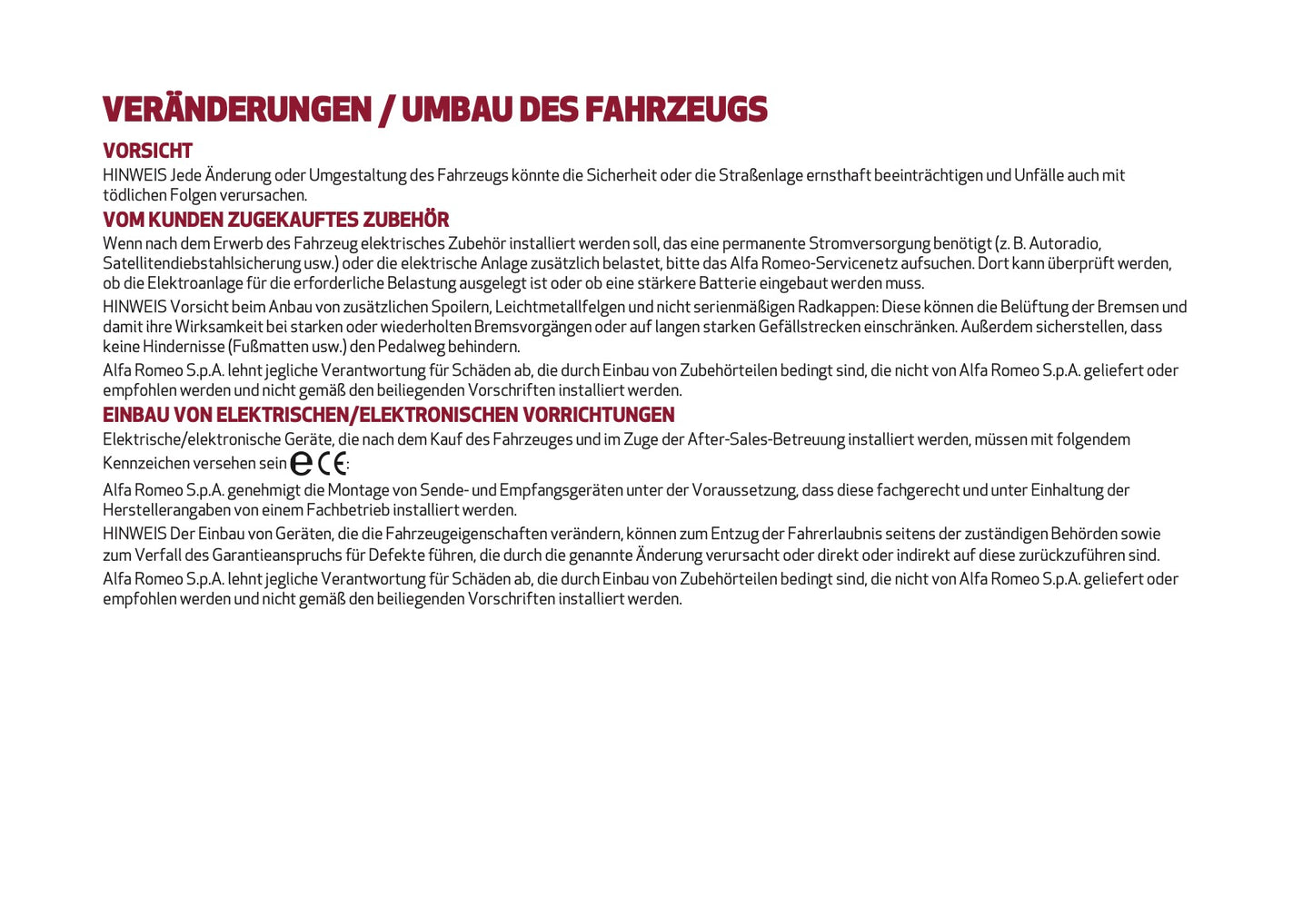 2023 Alfa Romeo Giulia Bedienungsanleitung | Deutsch