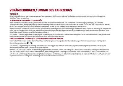 2023 Alfa Romeo Giulia Bedienungsanleitung | Deutsch