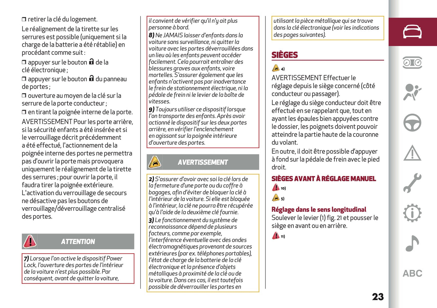 2023 Alfa Romeo Giulia Manuel du propriétaire | Français