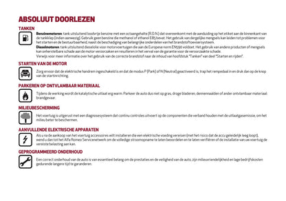 2024-2025 Alfa Romeo Giulia Gebruikershandleiding | Nederlands