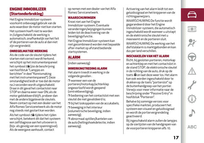 2026 Alfa Romeo Giulia Owner's Manual | Dutch