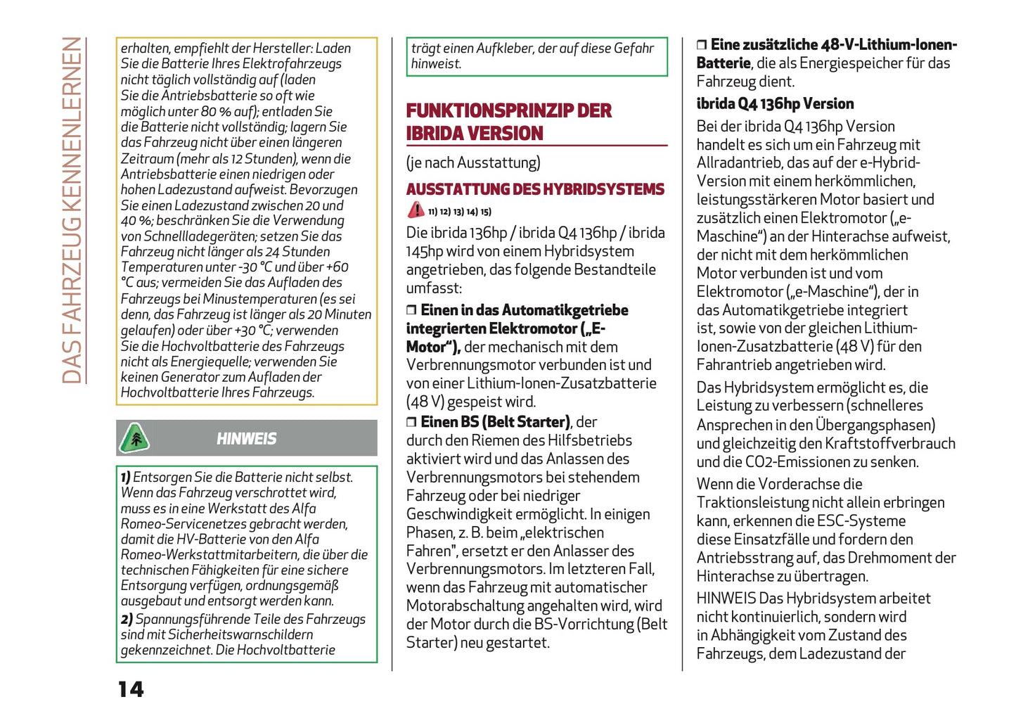 2026 Alfa Romeo Junior Bedienungsanleitung | Deutsch