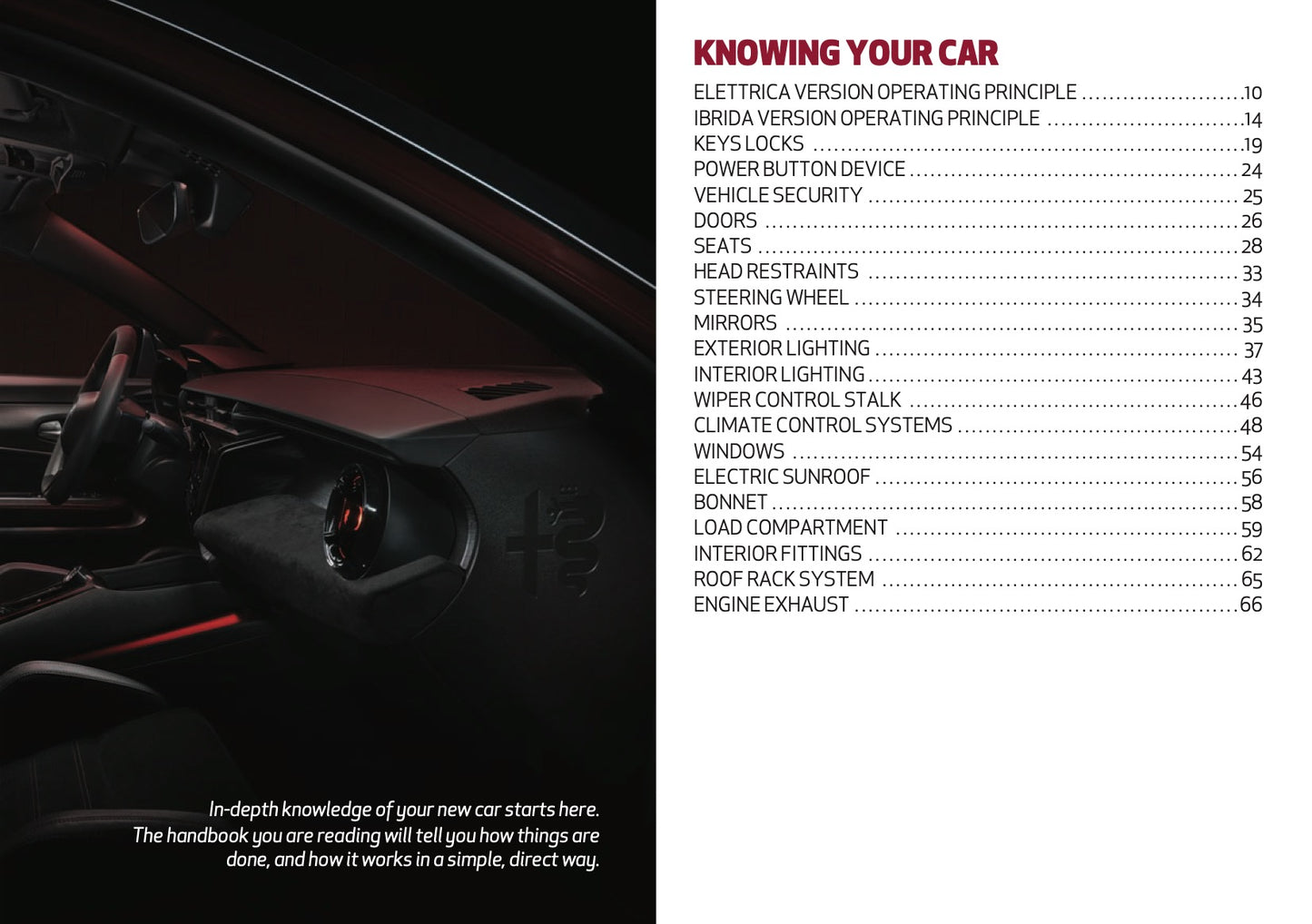 2026 Alfa Romeo Junior Owner's Manual | English