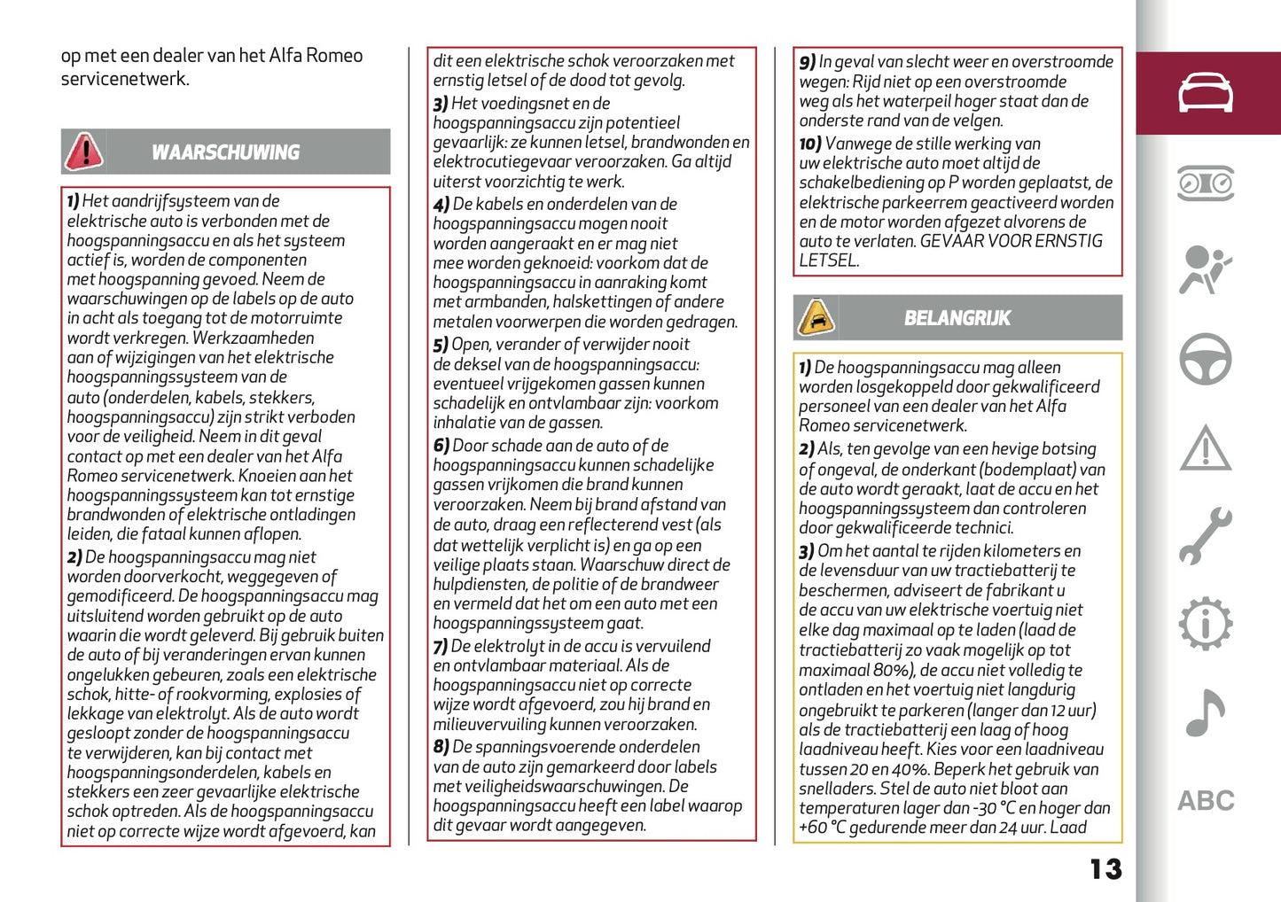 2026 Alfa Romeo Junior Gebruikershandleiding | Nederlands