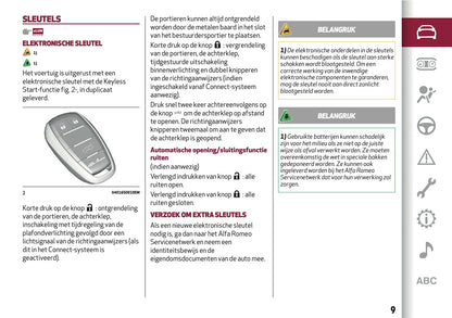 2018 Alfa Romeo Stelvio Owner's Manual | Dutch