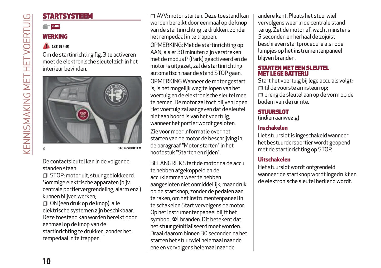 2018 Alfa Romeo Stelvio Owner's Manual | Dutch