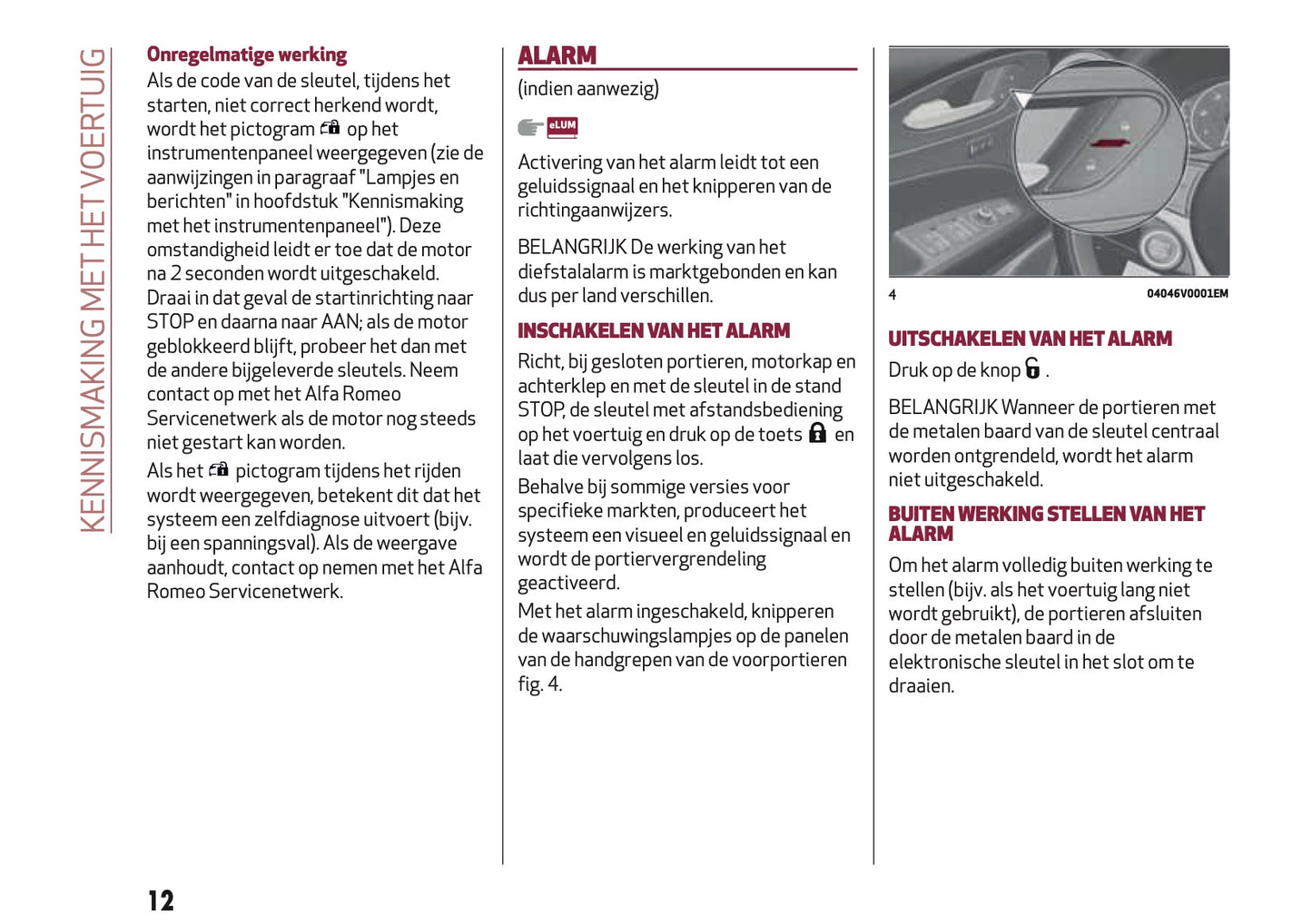 2018 Alfa Romeo Stelvio Owner's Manual | Dutch