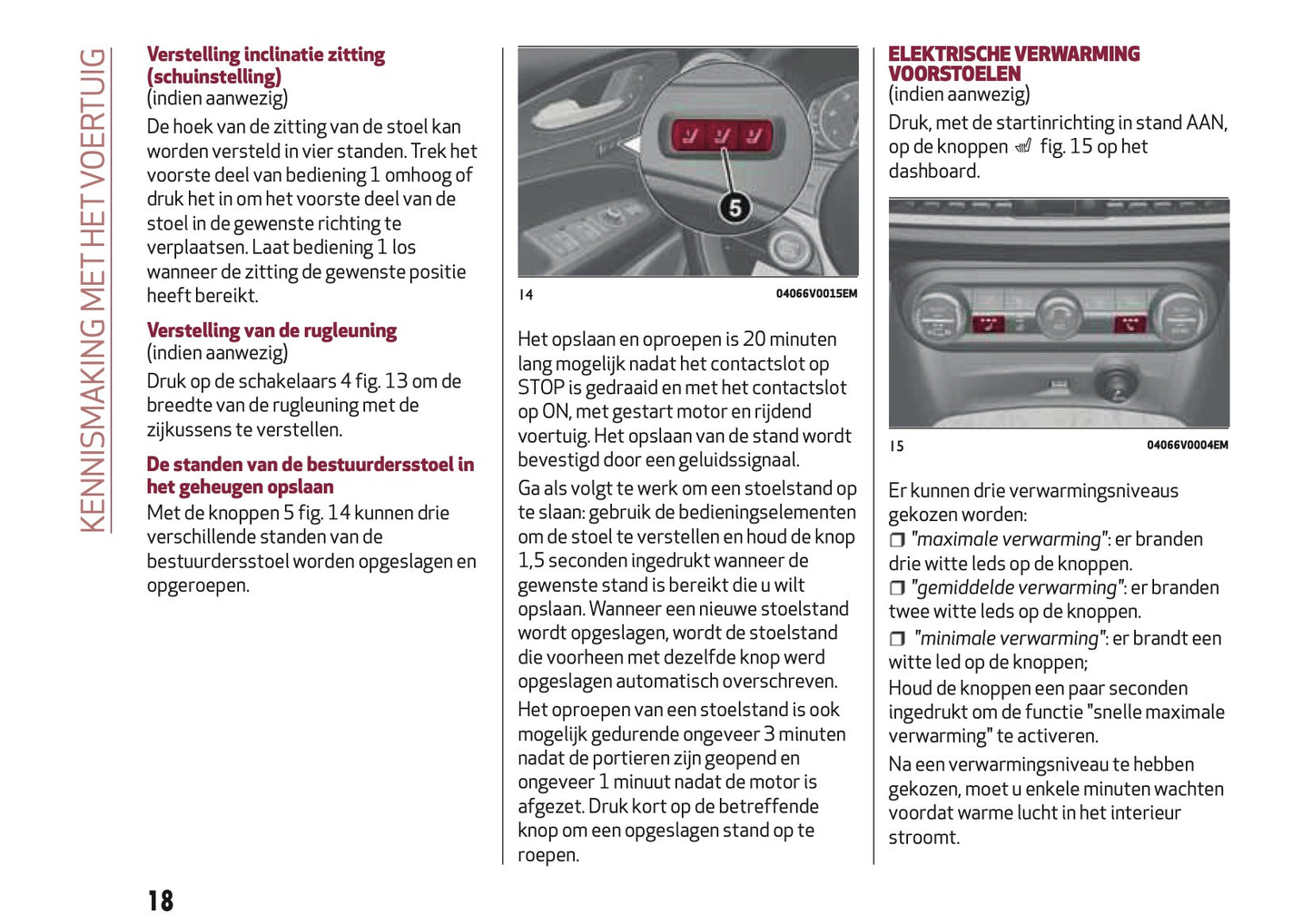 2018 Alfa Romeo Stelvio Owner's Manual | Dutch