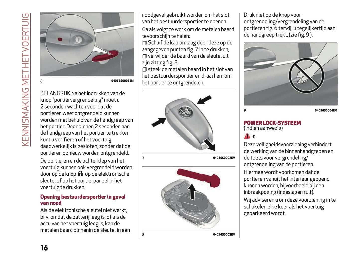 2019 Alfa Romeo Stelvio Owner's Manual | Dutch