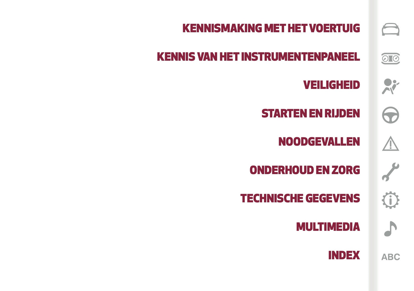 2019 Alfa Romeo Stelvio Owner's Manual | Dutch