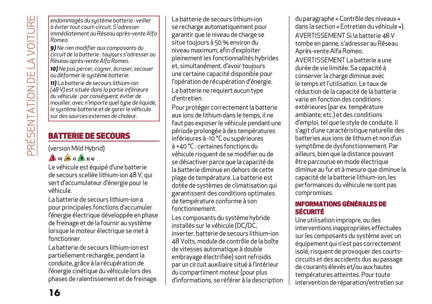 2024-2025 Alfa Romeo Tonale Owner's Manual | French