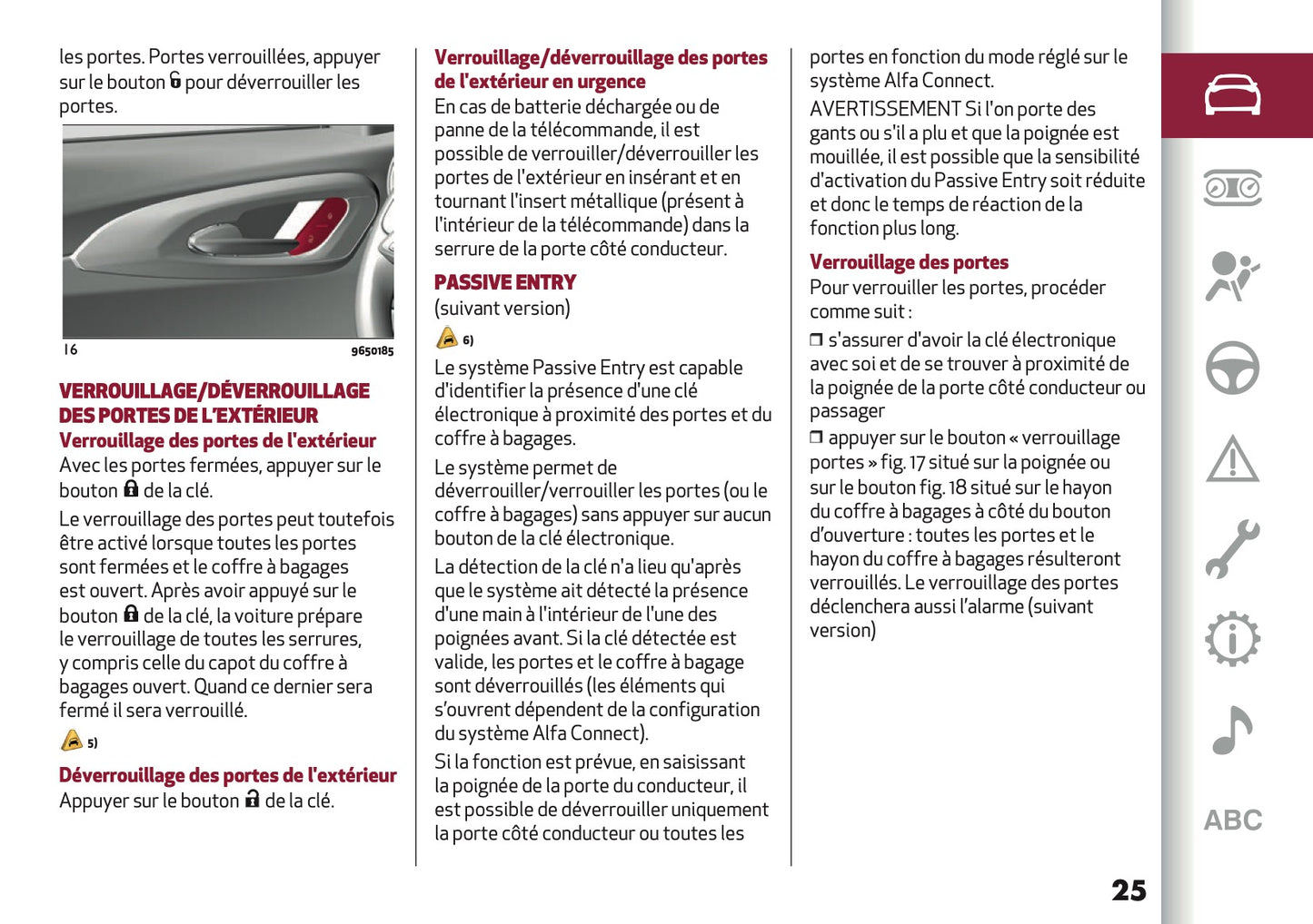 2024-2025 Alfa Romeo Tonale Owner's Manual | French