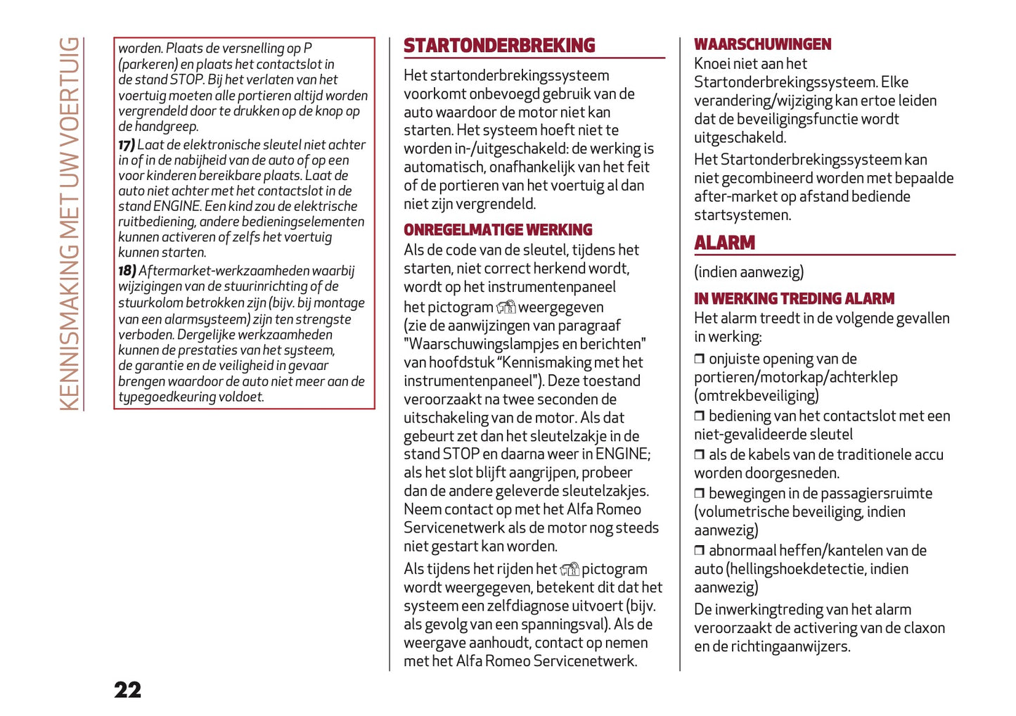 2024-2025 Alfa Romeo Tonale Owner's Manual | Dutch