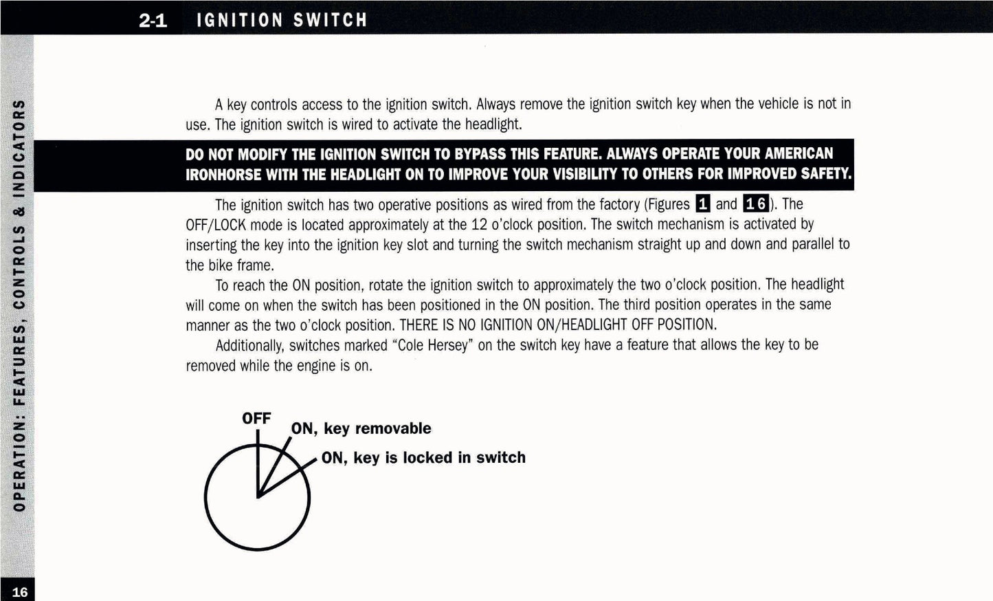 2005 American IronHorse Owner's Manual | English