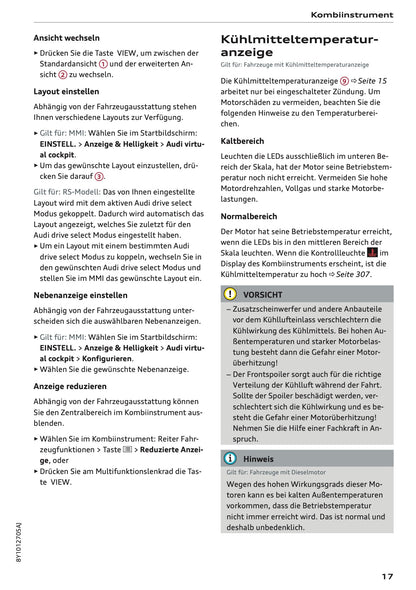 2025-2026 Audi A3 Owner's Manual | German