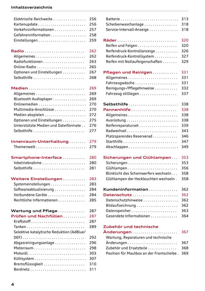 2025-2026 Audi A3 Owner's Manual | German