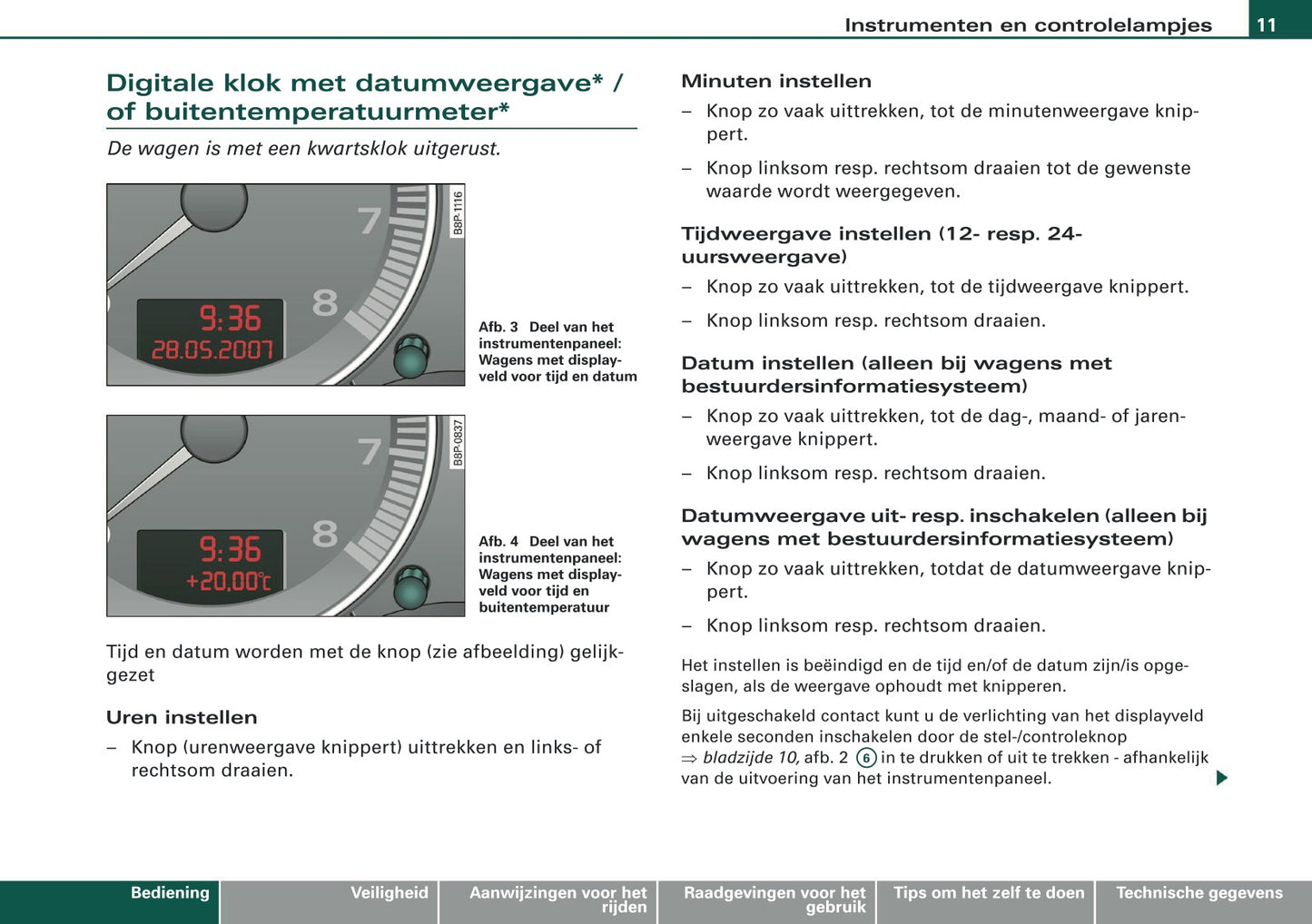 2007-2008 Audi A3 Gebruikershandleiding | Nederlands