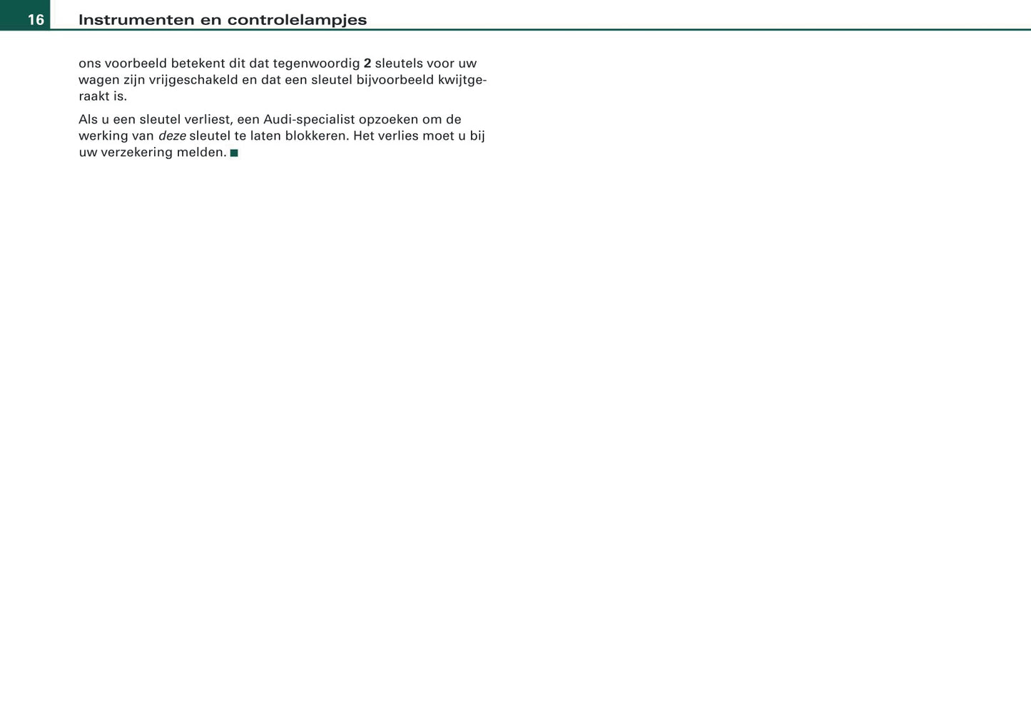 2007-2008 Audi A3 Gebruikershandleiding | Nederlands