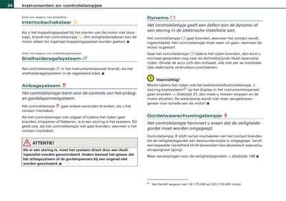 2007-2008 Audi A3 Gebruikershandleiding | Nederlands