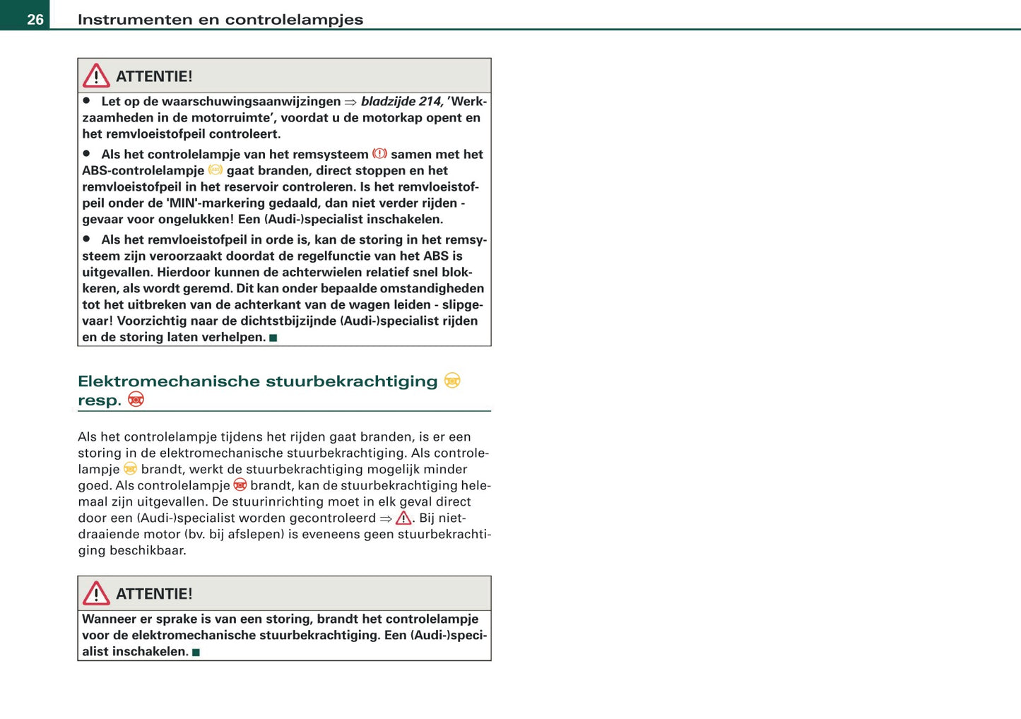 2007-2008 Audi A3 Gebruikershandleiding | Nederlands