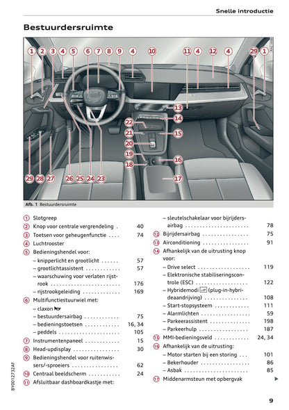 2020-2021 Audi A3 Gebruikershandleiding | Nederlands