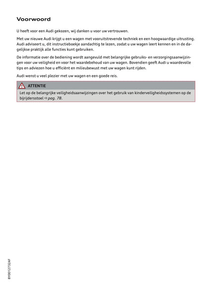 2020-2021 Audi A3 Gebruikershandleiding | Nederlands