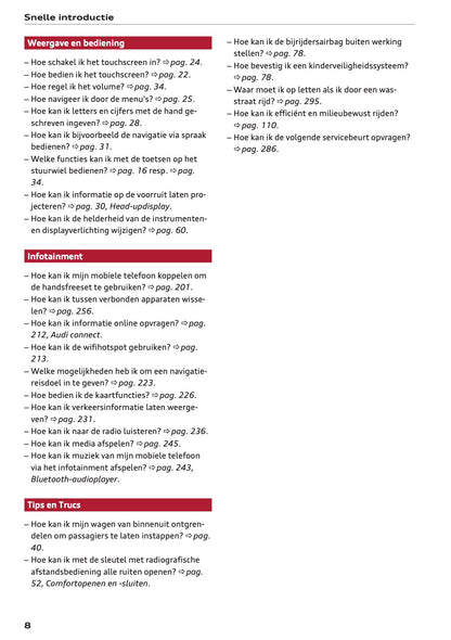 2021 Audi A3 Gebruikershandleiding | Nederlands