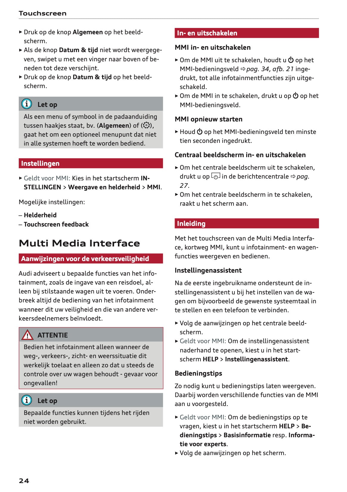 2021 Audi A3 Gebruikershandleiding | Nederlands