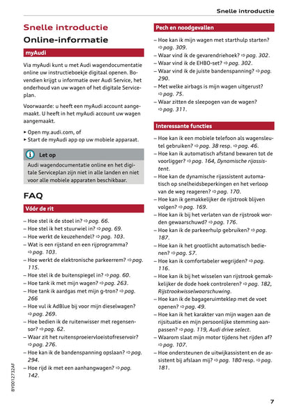 2021 Audi A3 Gebruikershandleiding | Nederlands