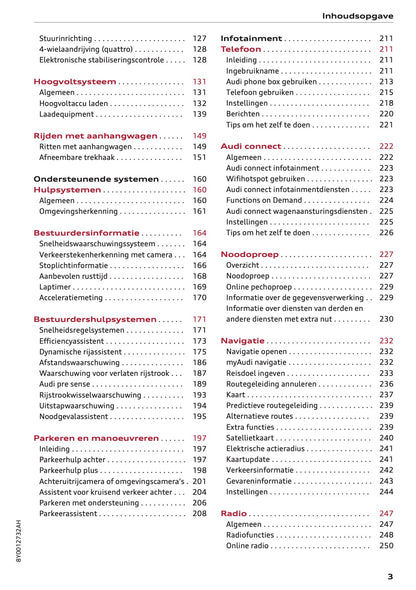 2022 Audi A3 Gebruikershandleiding | Nederlands