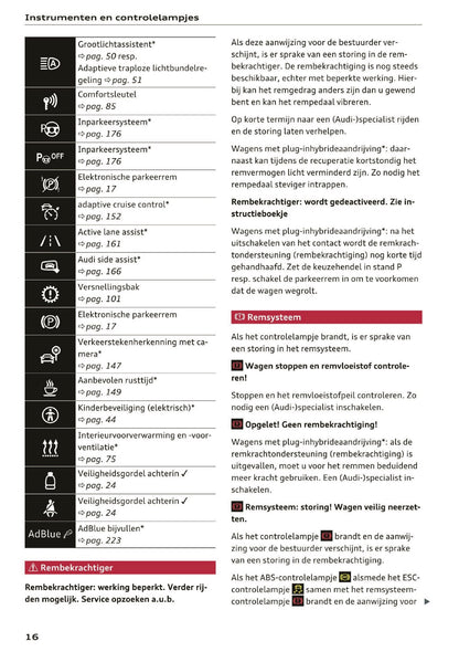 2016 Audi A3/S3 Gebruikershandleiding | Nederlands