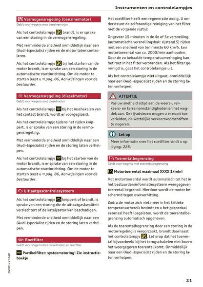 2016 Audi A3/S3 Gebruikershandleiding | Nederlands