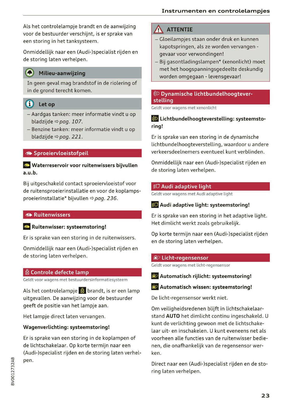 2016 Audi A3/S3 Gebruikershandleiding | Nederlands