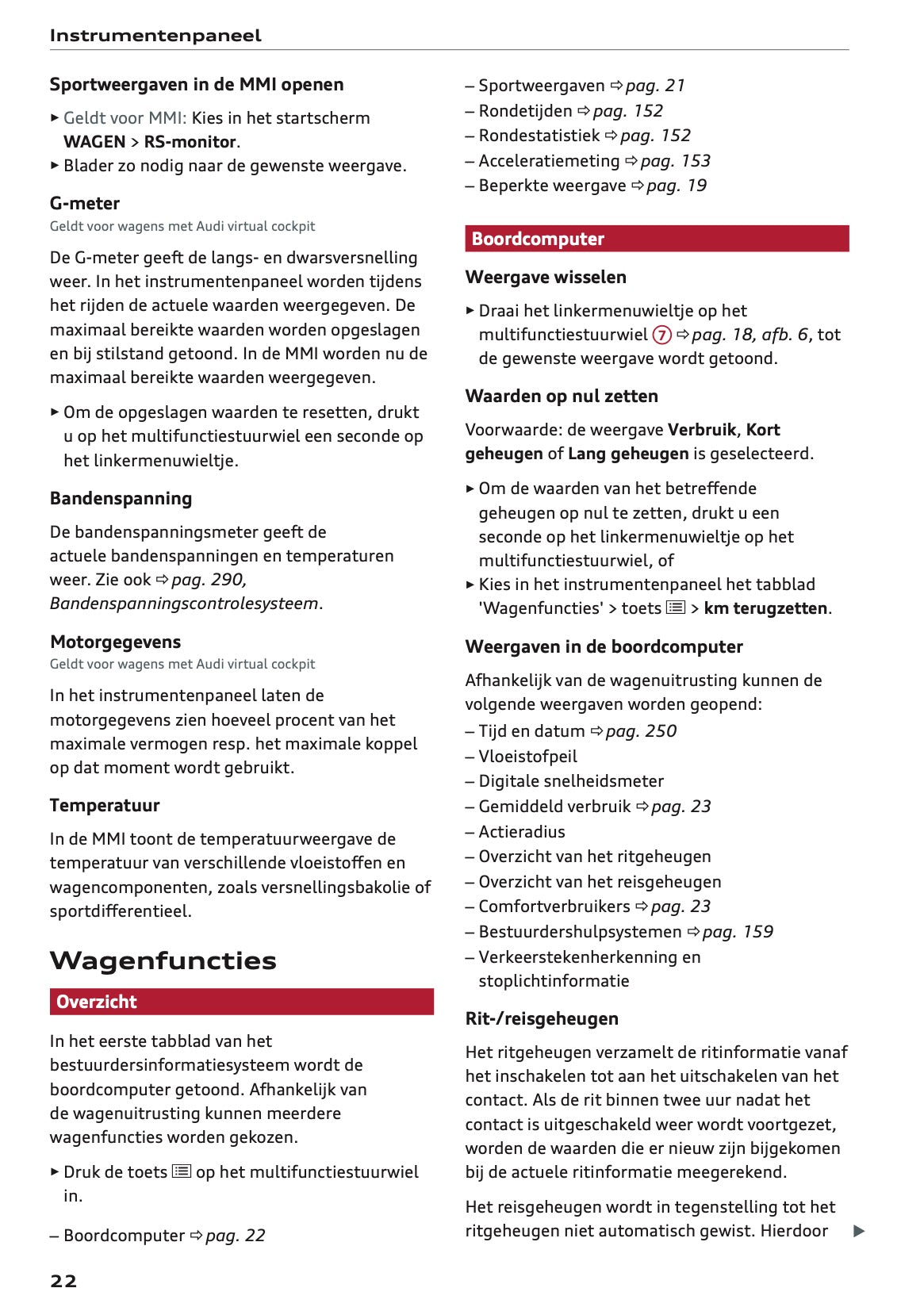 2021-2022 Audi A4 Gebruikershandleiding | Nederlands