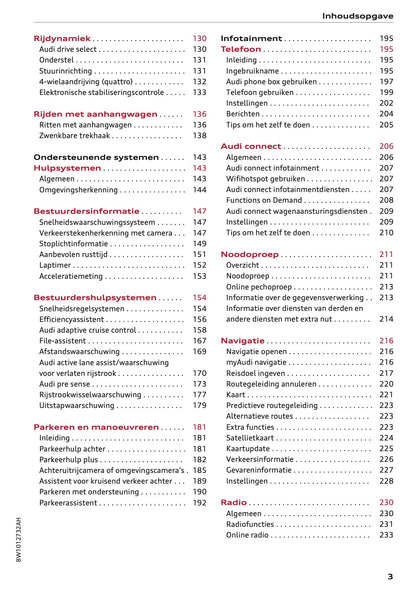 2021-2022 Audi A4 Gebruikershandleiding | Nederlands