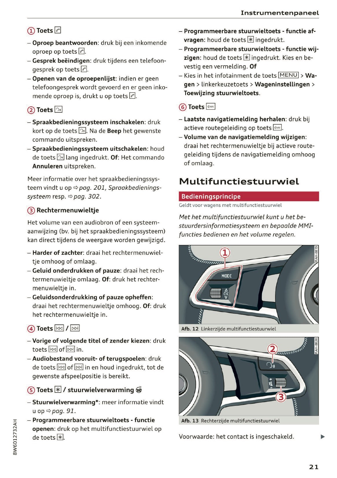 2019 Audi A5 Gebruikershandleiding | Nederlands