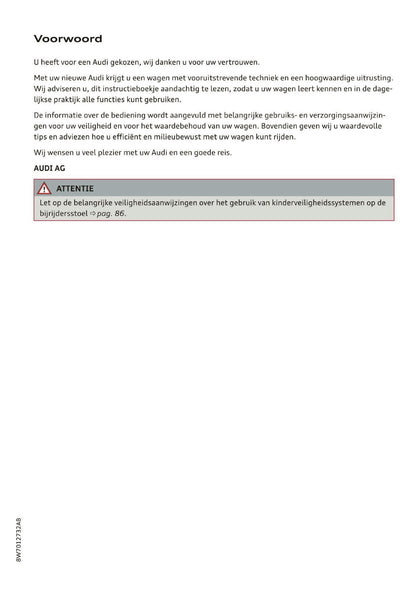 2020 Audi A5 Gebruikershandleiding | Nederlands