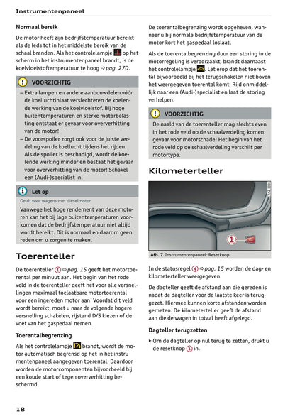 2020-2021 Audi A5 Owner's Manual | Dutch