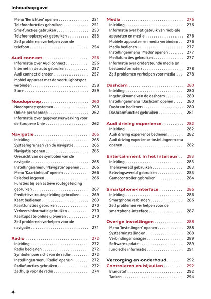 2026 Audi A5 Gebruikershandleiding | Nederlands
