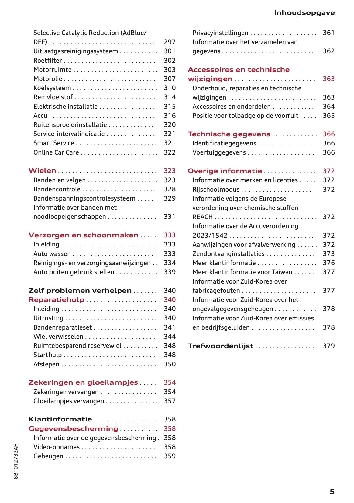 2026 Audi A5 Gebruikershandleiding | Nederlands