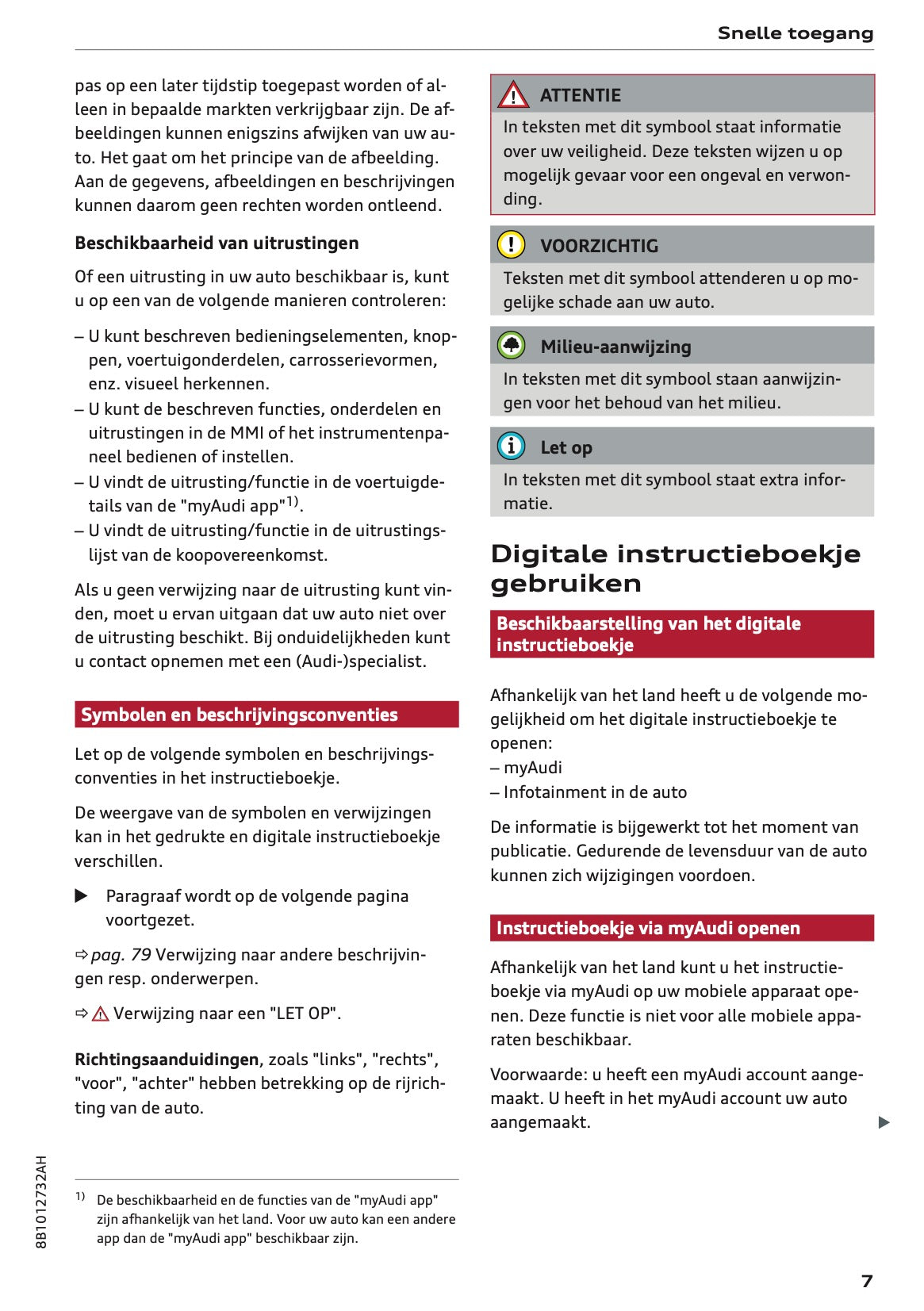 2026 Audi A5 Gebruikershandleiding | Nederlands